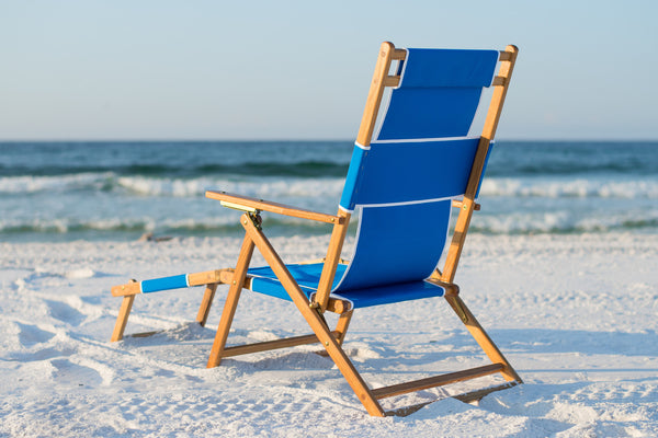 Beach Chairs with Footrest Wooden Beach Chairs Footrest Sunrise Chair Co